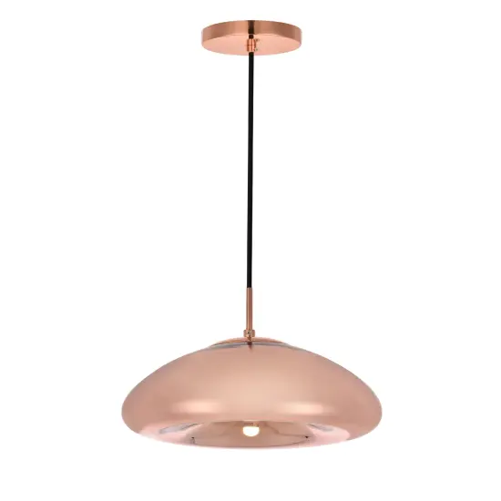 Reflection Collection Pendant D11in H7in Lt:1 Copper finish {1}