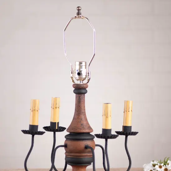 Jamestown Lamp Base in Hartford Pumpkin {4}