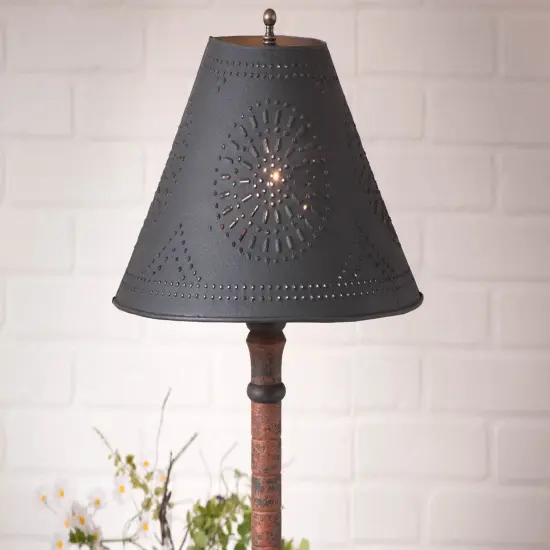 Gatlin Lamp in Hartford Pumpkin with Shade {4}