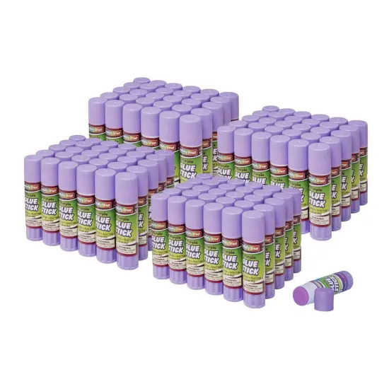 Glue Sticks, Purple, 0.28 oz., 30 Per Pack, 4 Packs {1}