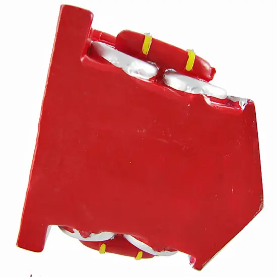 Charming Red Train Engine Bookends {6}