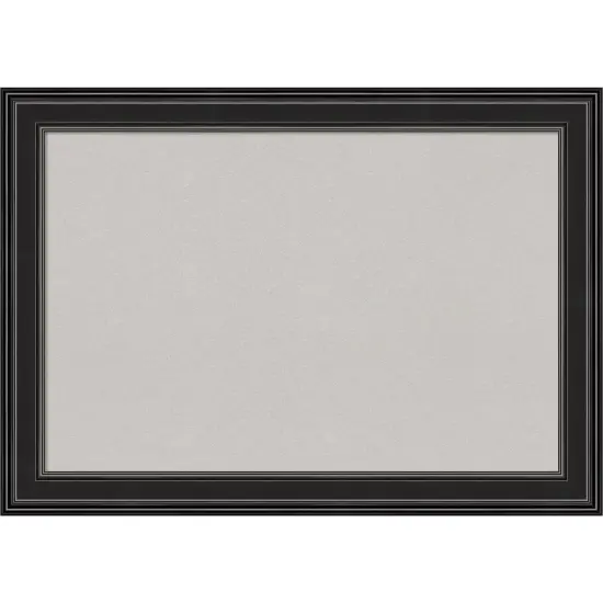 Ridge Framed Corkboard, Grey Cork Ridge Black {1}