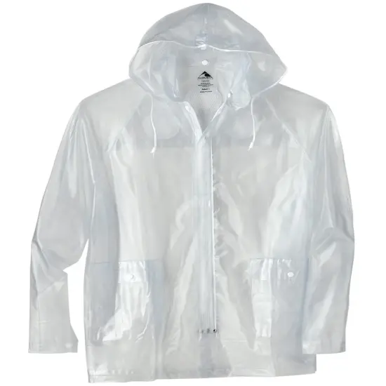 Augusta Sportswear&reg; Clear Hooded Rain Jacket {1}