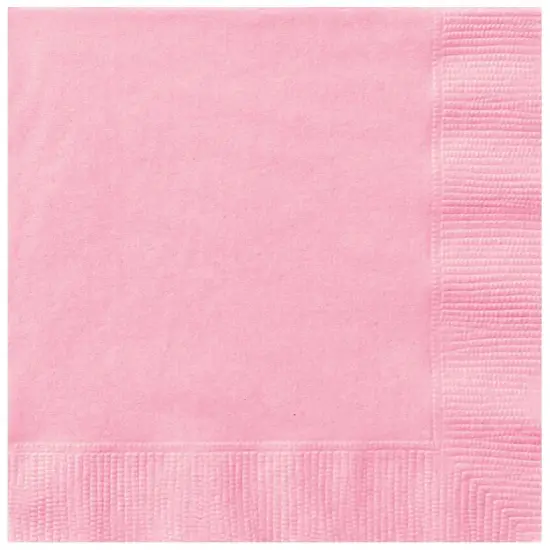Lovely Pink Solid Luncheon Napkins, 20ct {1}