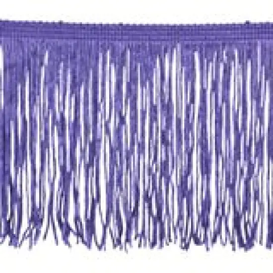 Belagio Chainette Fringe, 4" Wide, 10-Yard Bolt, Purple {1}