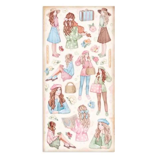 Stamperia Collectables Double-Sided Paper 6"X12" 10/Pkg-Oh La La {6}