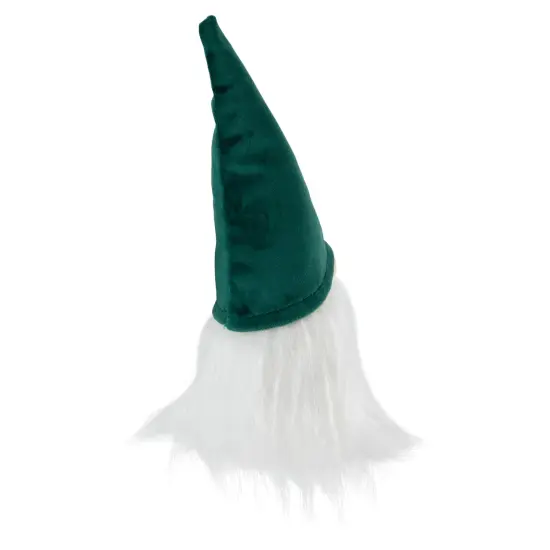 Northlight Pointy Hat Gnome Christmas Decoration - 8" - Dark Green and White {5}