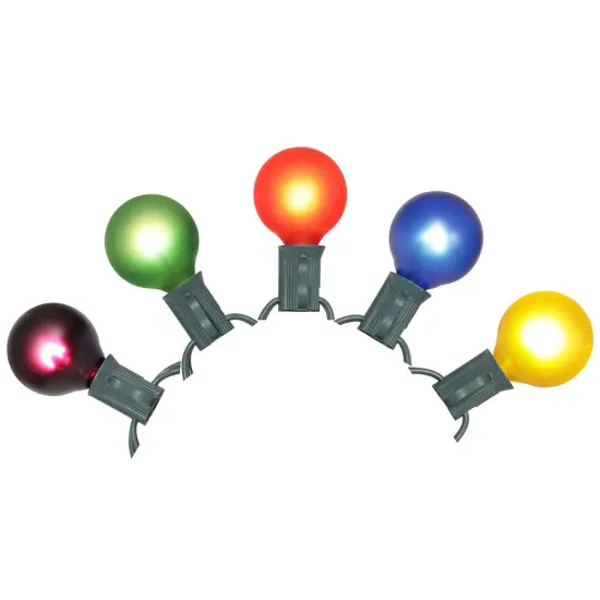 25Lt Multi G40 Twinkle Set GW E12 12"Sp Multi Color {1}