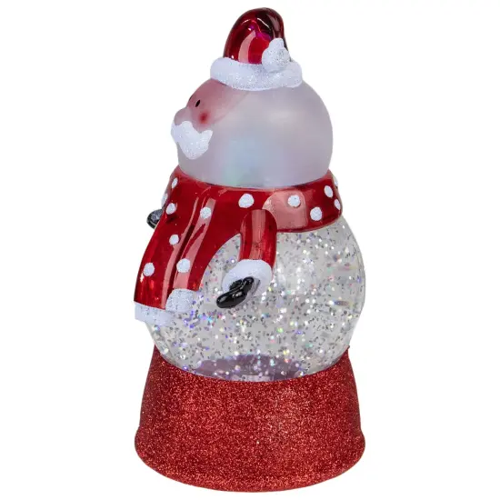 Northlight LED Lighted Santa Claus Christmas Snow Globe - 5.75" Red {5}