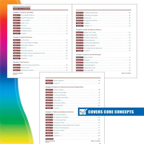 Spectrum Grade 4 Science Workbook, The Scientific Method and Research Activities, Natural, Earth, and Life Sciences, Classroom or Homeschool Curriculum {3}