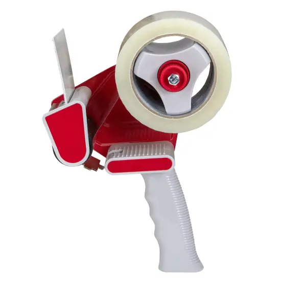 Northlight 10" Red and Gray One Handed 3 Inch Packing Tape Gun {3}