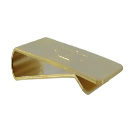 Gold Plated Etched Law Scales Money Clip {3}
