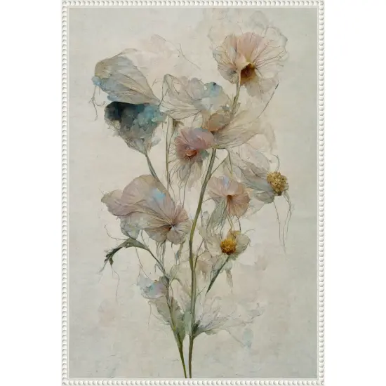 Fragile Flowers by TreechildFramed Canvas Wall Art {1}