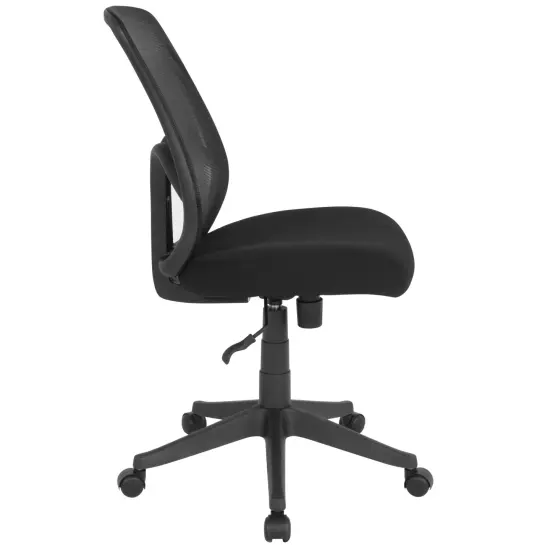 Emma and Oliver High Back Flexible Mesh Office Chair Black {5}