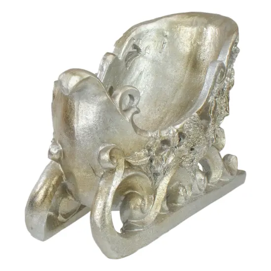 Northlight Christmas Sleigh Decoration - 9.75" - Champagne Gold {6}