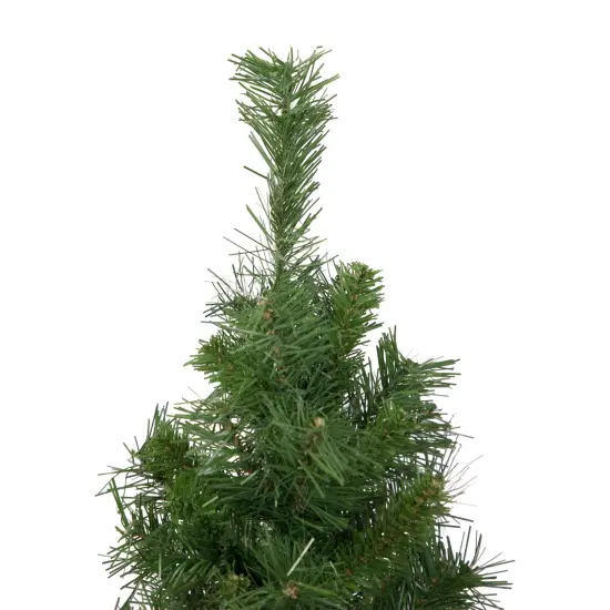 Northlight 3' Black River Pine Artificial Medium Profile Christmas Tree, Unlit Green {4}