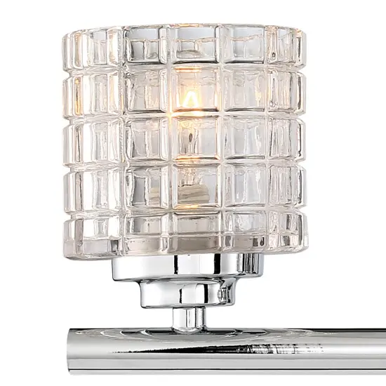 Votive 4-Light Wall Mounted Vanity & Wall Light Fixture in Polished Nickel Finish {2}