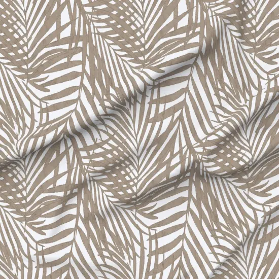 Various Fabrics by the Yard or Fat Quarter Tropical Palm Coastal Watercolor Summer Resort Beach Brown Tree Custom Printed Fabric by Spoonflower {6}