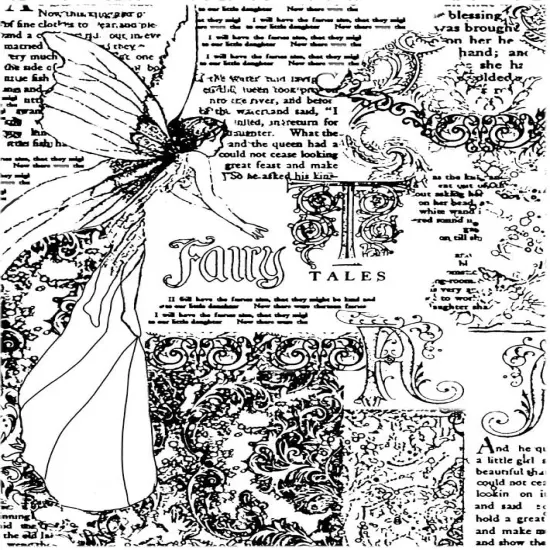 Stamperia Clear Prints Acetate A4 6/Pkg-Sleeping Beauty, 4 Printed/2 Clear {5}