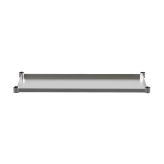 Emma and Oliver Under Shelf for Kitchen Prep and Work Tables - Adjustable Galvanized Lower Shelf for Stainless Steel Tables {3}