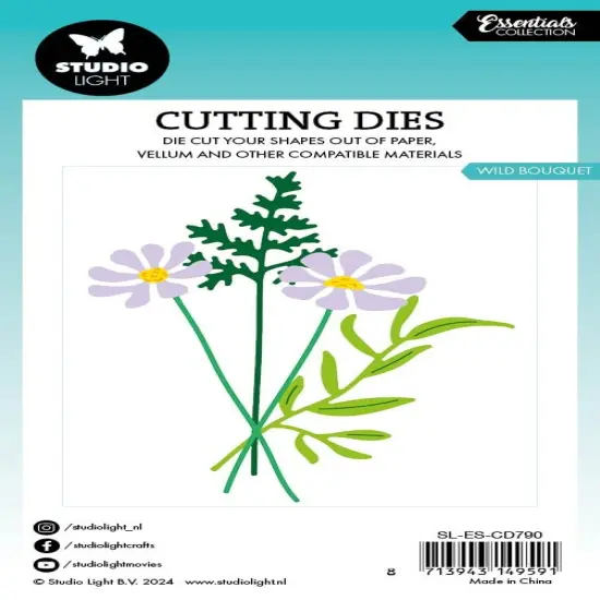 Studio Light Essentials Cutting Die-Nr. 790, Wild Bouquet {3}