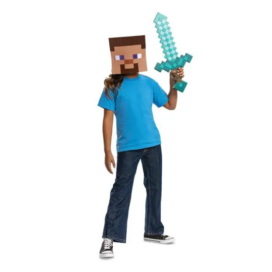 Minecraft Sword and Mask Child Accessory Set {4}