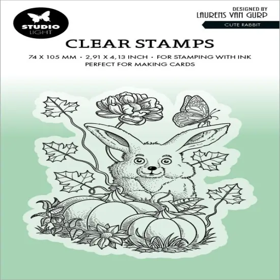 Studio Light Clear Stamps By Laurens Van Gurp-Nr. 535, Cute Rabbit {1}