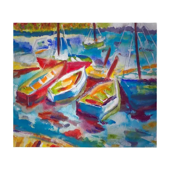 Betsy Drake Colorful Marina II 30 Inch By 50 Inch Comfort Floor Mat {1}