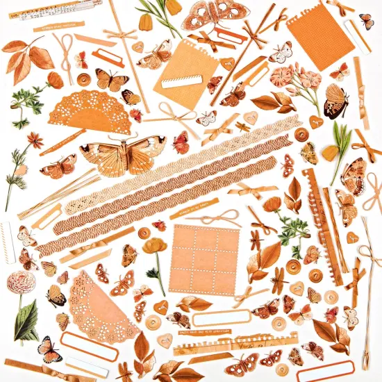 Color Swatch: Peach Laser Cut Outs-Elements {3}