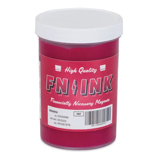 FN Ink Plastisol Screen Printing Ink - Magenta, Pint {1}