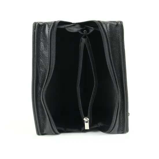 Black Vinyl Beauty and the Beast Book Handbag Novelty Clutch Purse Crossbody Bag {4}