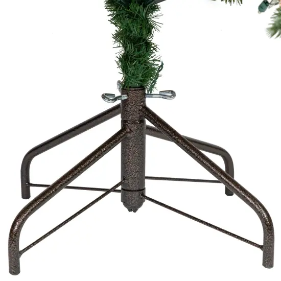 Northlight Real Touch™ Pre-Lit Medium Grande Spruce Artificial Christmas Tree - 6' - Clear Lights Green {7}