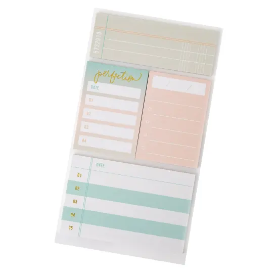 Heidi Swapp Set Sail Ledger Tag Sticky Notes-60/Pkg {3}