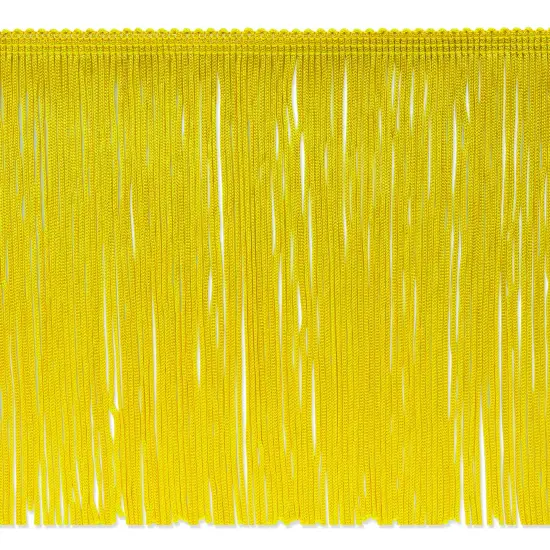 10 Yards of 6" Chainette Fringe Trim | 10 yard cut Yellow {1}