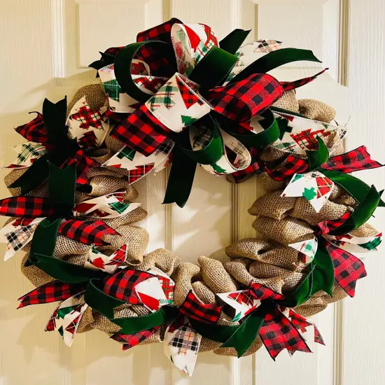 1.5" Wired Suede Velvet Ribbon Camel - 25 Yards {3}