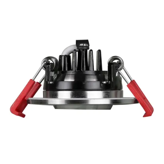 NICOR 2-inch LED Gimbal Recessed Downlight in Nickel, 2700K {3}