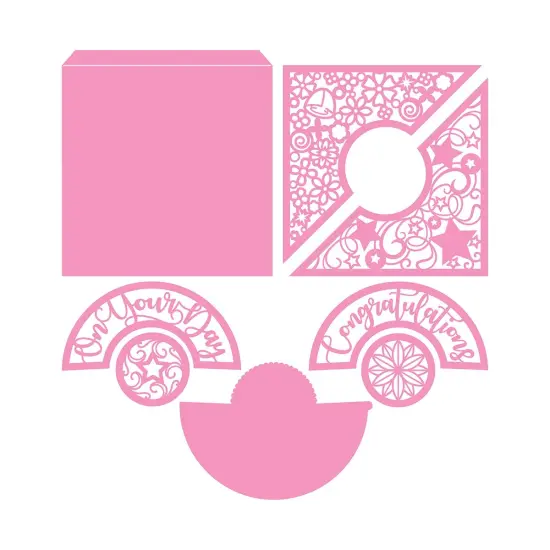 Tonic Studios Die Set-Secret Circle Easel Card {4}