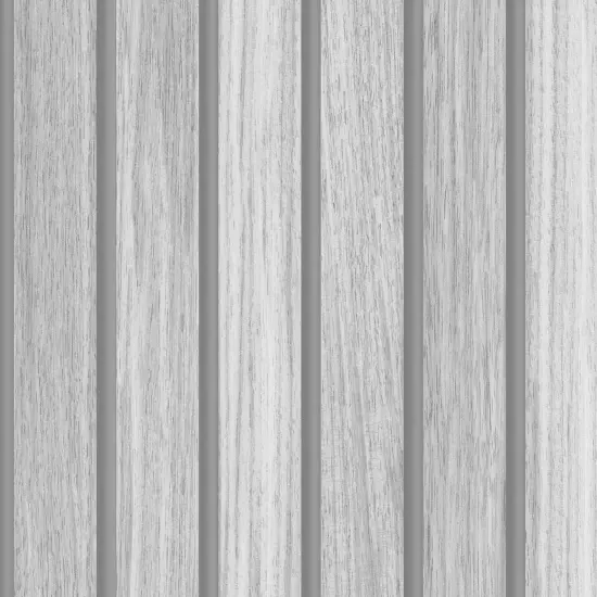 Transform Wooden Slats Grey Peel and Stick Wallpaper {4}