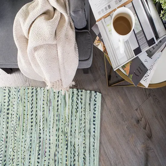 DII Multi Mint Rag Rug {2}