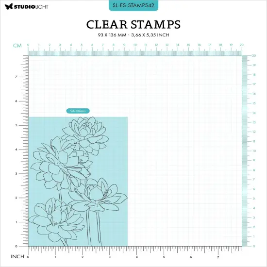 Studio Light Clear Stamp-Nr. 542, Little Dahlias {4}