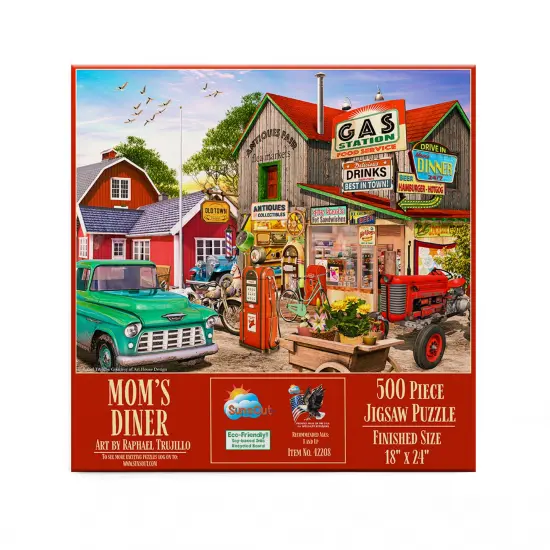 Sunsout Mom's Diner 500 pc Jigsaw Puzzle 42208 {4}