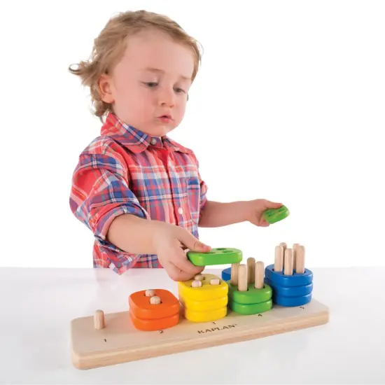 Kaplan Early Learning Company Toddler Stacking Number Board {3}