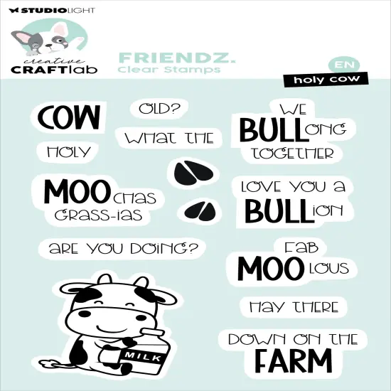 Studio Light Friendz Clear Stamp-Nr. 599, Holy Cow {1}