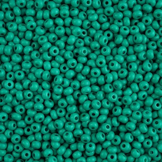 John Bead 6/0 Terra Intensive Matte Czech Glass Seed Beads, 500g Dark Green {1}