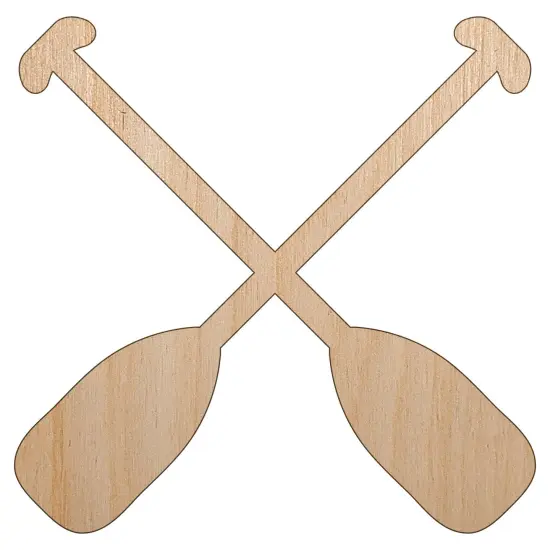 Paddles Oar Canoes Kayaks Rafting Unfinished Wood Shape Piece Cutout for DIY Craft Projects {7}
