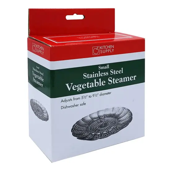 Stainless Steel Collapsible Vegetable Steamer, Small {1}