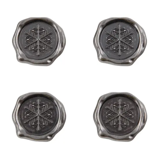 Idea-Ology Metal Shape Seals 4/Pkg-Christmas {2}