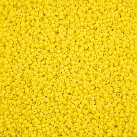 John Bead 10/0 Terra Intensive Matte Czech Glass Seed Beads, 500g Yellow {1}