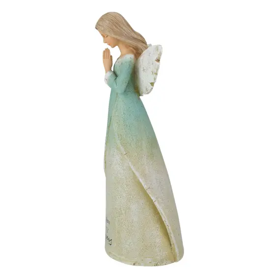 Roman Heavenly Blessings Collection "You Are in My Prayers" Angel Figurine - 8.5" Blue {5}