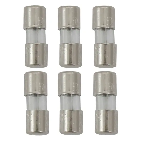 Northlight Replacement Fuses for Mini Christmas Lights - 3 Amps - Pack of 6 Clear {3}